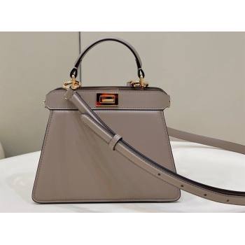 Fendi Peekaboo ISeeU Petite Bag in nappa Leather Gray 2024 (chaoliu-24041017)