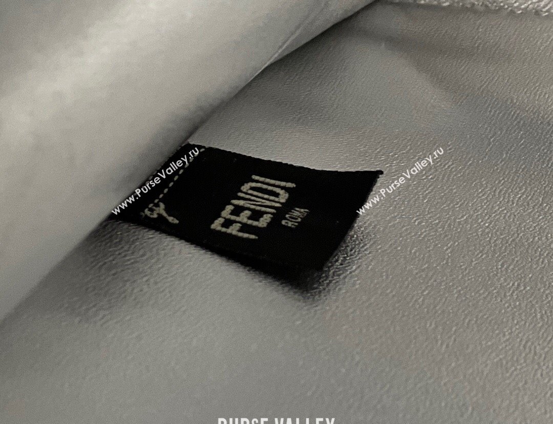 Fendi Peekaboo ISeeU Medium Bag in nappa Leather Silver 2024 (chaoliu-24040949)