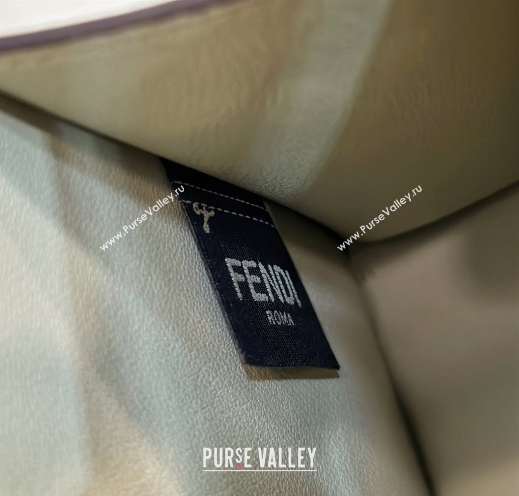 Fendi Peekaboo ISeeU Petite Bag in nappa Leather Pale Green 2024 (chaoliu-24041005)