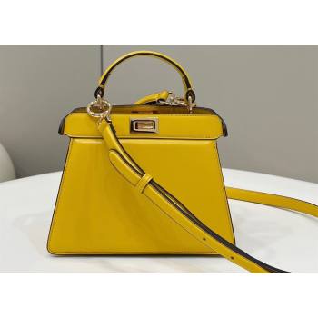 Fendi Peekaboo ISeeU Petite Bag in nappa Leather Yellow 2024 (chaoliu-24041006)