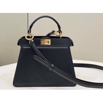 Fendi Peekaboo ISeeU Petite Bag in nappa Leather Black 2024 (chaoliu-24041007)