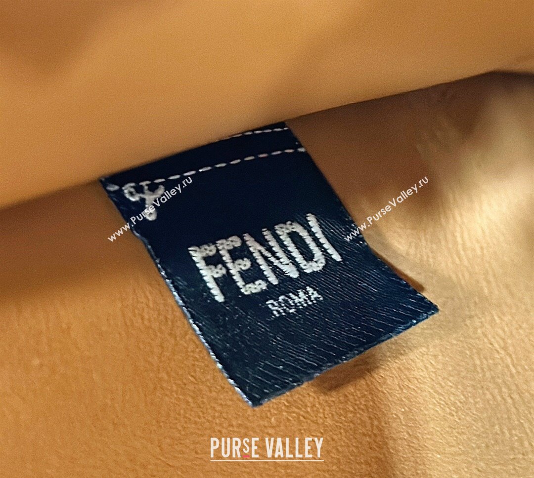 Fendi Peekaboo ISeeU Small Bag Brown Selleria with 556 hand-sewn stitches 2024 (chaoliu-24041041)