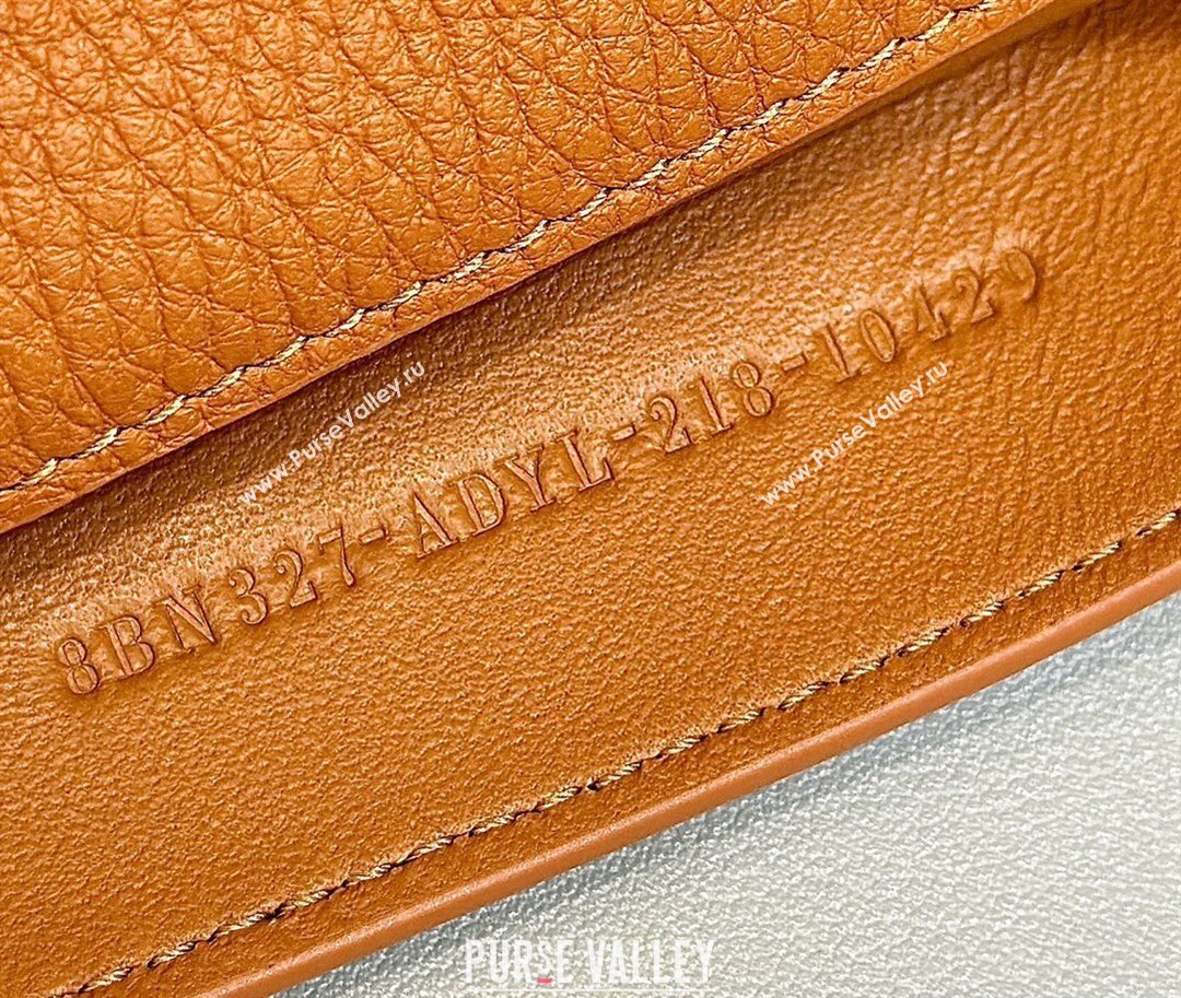 Fendi Peekaboo ISeeU Medium Bag Brown Selleria with oversized topstitching 2024 (chaoliu-24041036)