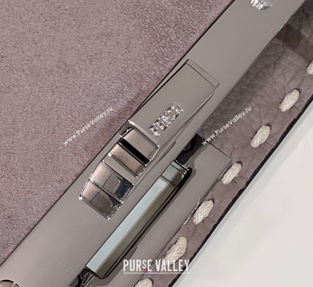 Fendi Peekaboo ISeeU Medium Bag Etoupe Selleria with topstitches 2024 (chaoliu-24041018)