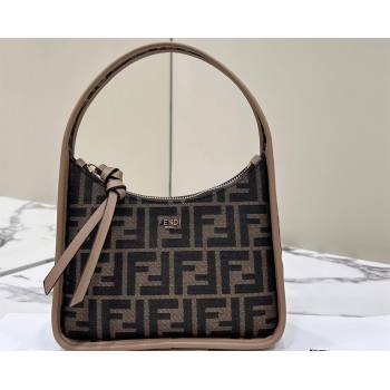 Fendi Mini Fendessence bag Brown FF fabric 2024 (chaoliu-24041052)