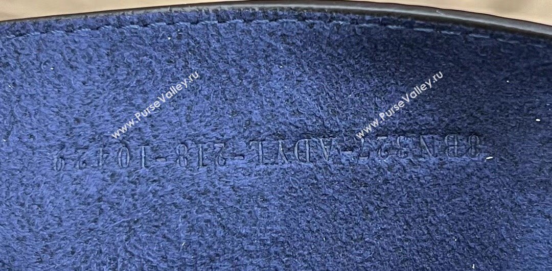 Fendi Peekaboo ISeeU Small Bag Blue Selleria with topstitches 2024 (chaoliu-24041030)