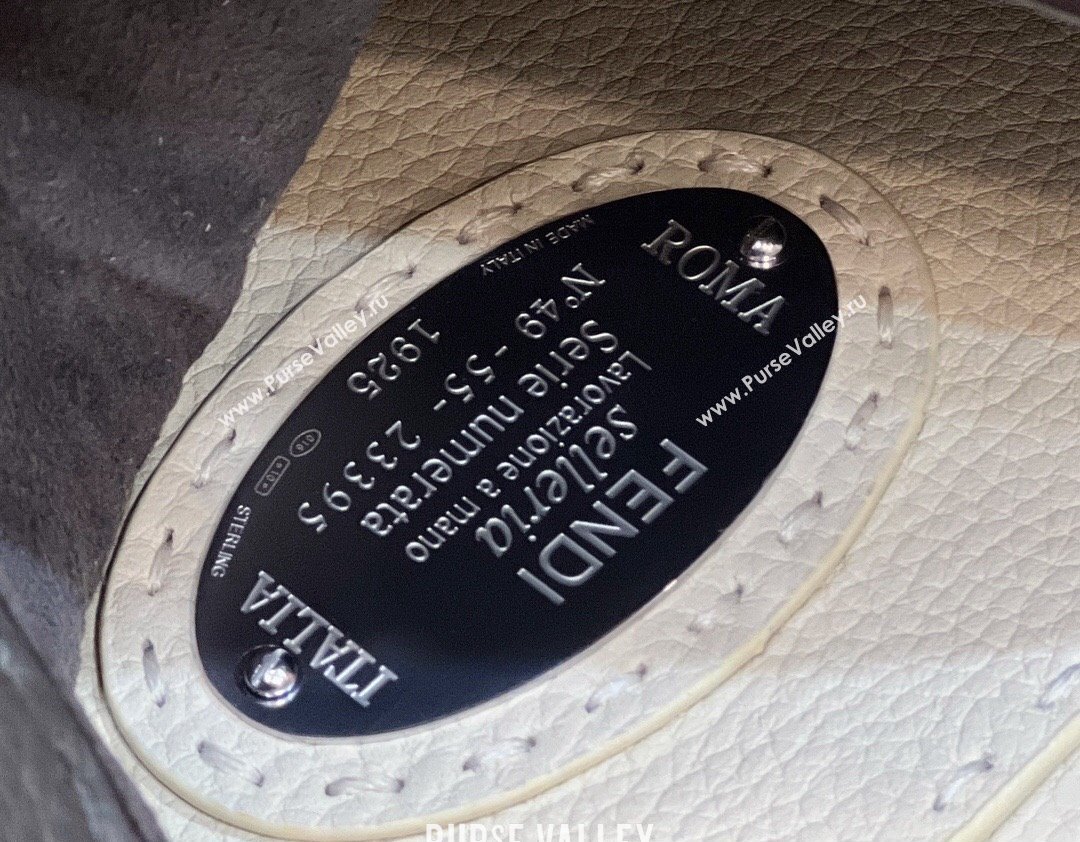 Fendi Peekaboo ISeeU Small Bag Dark Gray Selleria with topstitches 2024 (chaoliu-24041026)