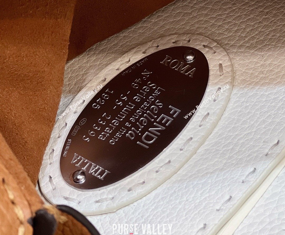 Fendi Peekaboo ISeeU Small Bag Brown Selleria with topstitches 2024 (chaoliu-24041025)