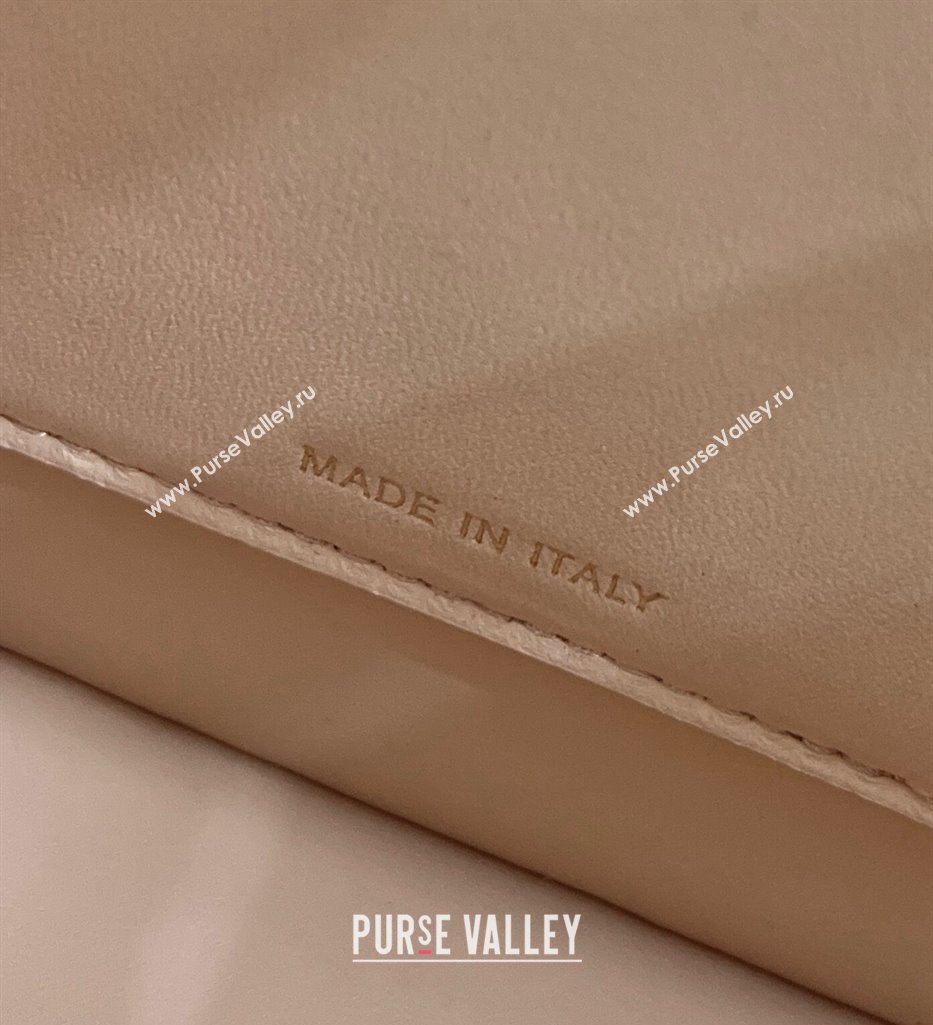 Fendi Peekaboo ISeeU Small Bag in nappa Leather Light Green 2024 (chaoliu-24040954)