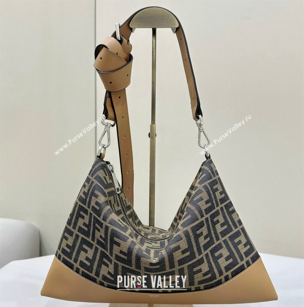 Fendi After crossbody bag Brown FF fabric 2024 (chaoliu-24041047)