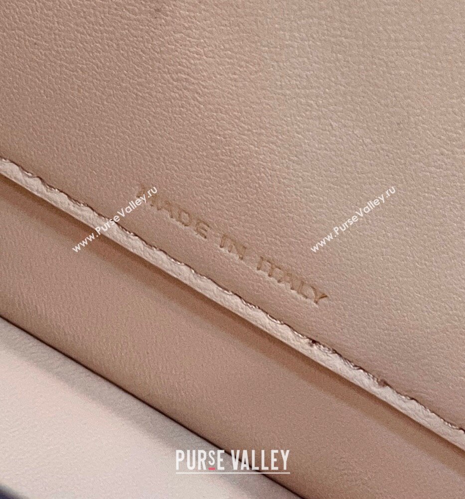 Fendi Peekaboo ISeeU Small Bag in nappa Leather Light Blue 2024 (chaoliu-24040955)