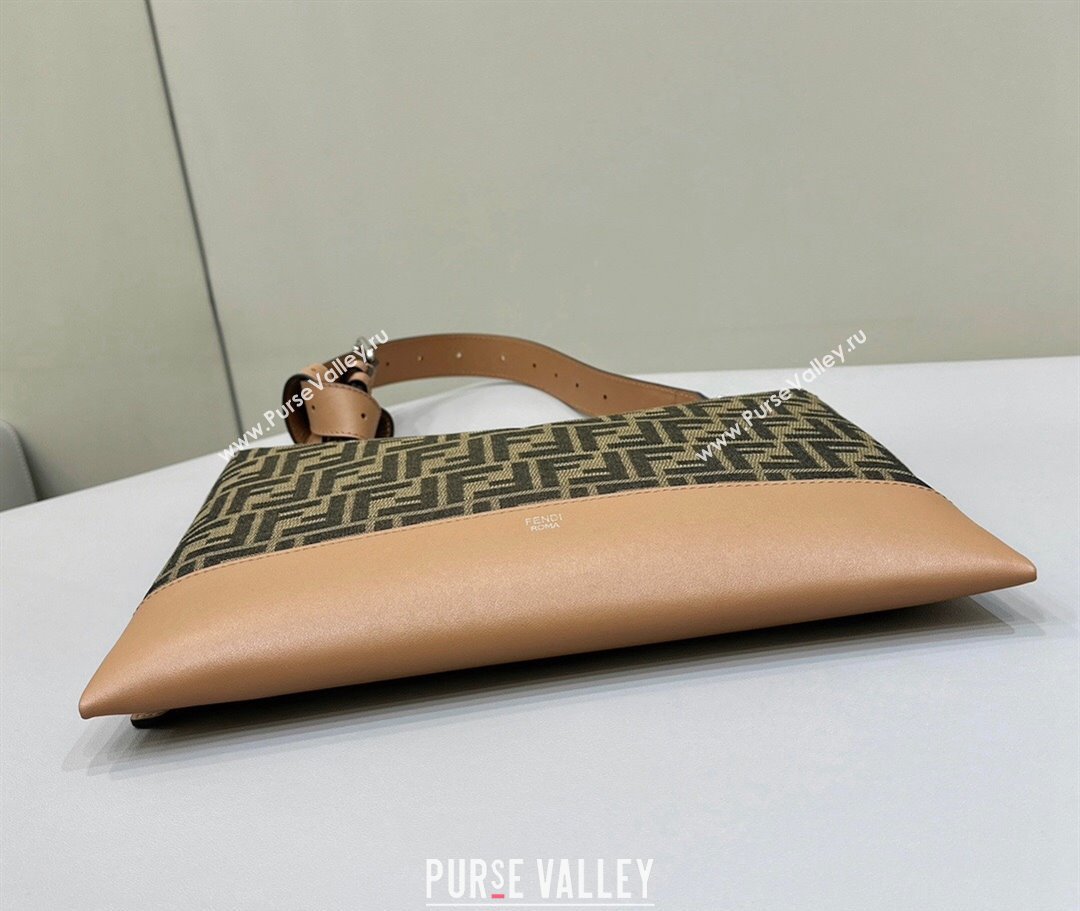 Fendi After crossbody bag Brown FF fabric 2024 (chaoliu-24041047)