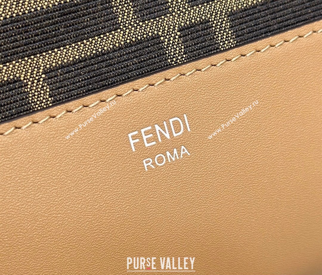 Fendi After crossbody bag Brown FF fabric 2024 (chaoliu-24041047)