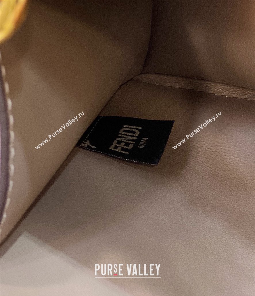 Fendi Peekaboo ISeeU Small Bag in nappa Leather White 2024 (chaoliu-24040959)