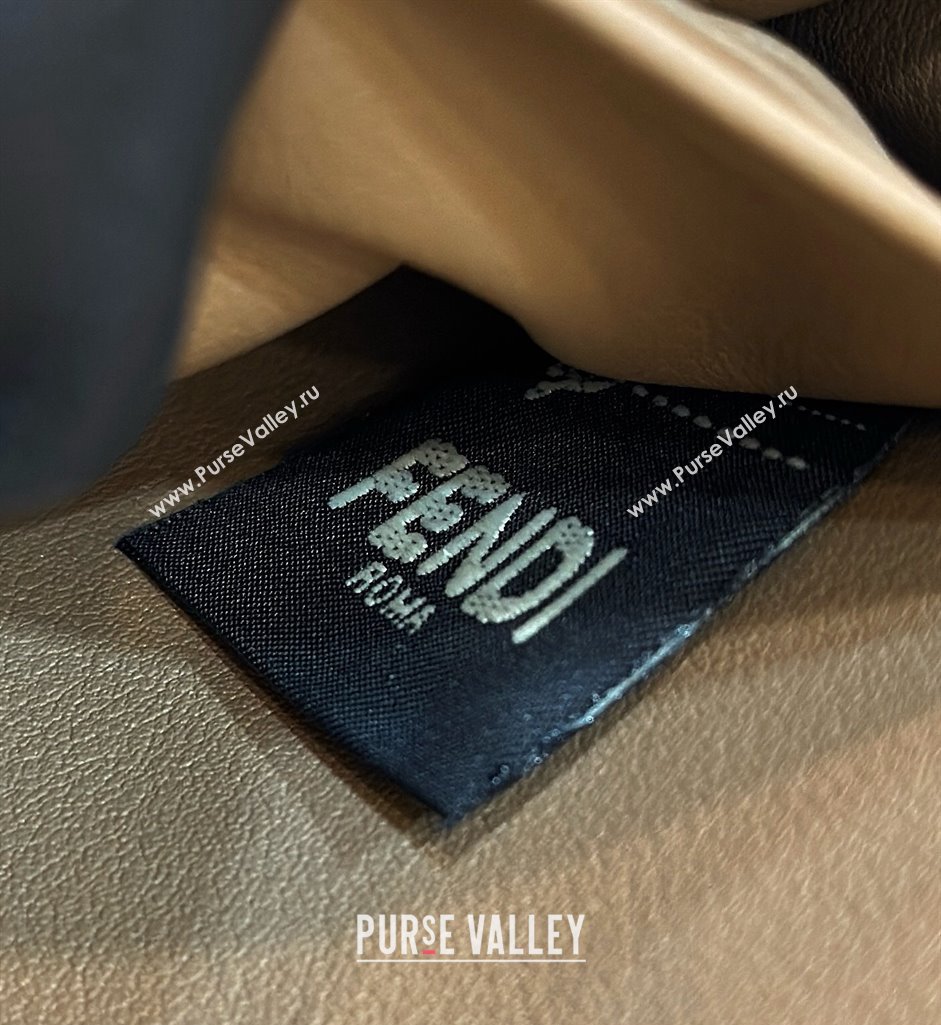 Fendi Continental Wallet With Chain Bag FF fabric Brown 2024 (chaoliu-24041060)