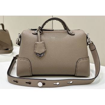 Fendi By The Way Medium Bag Dove gray Selleria with hand-sewn topstitches 2024 (chaoliu-24041055)