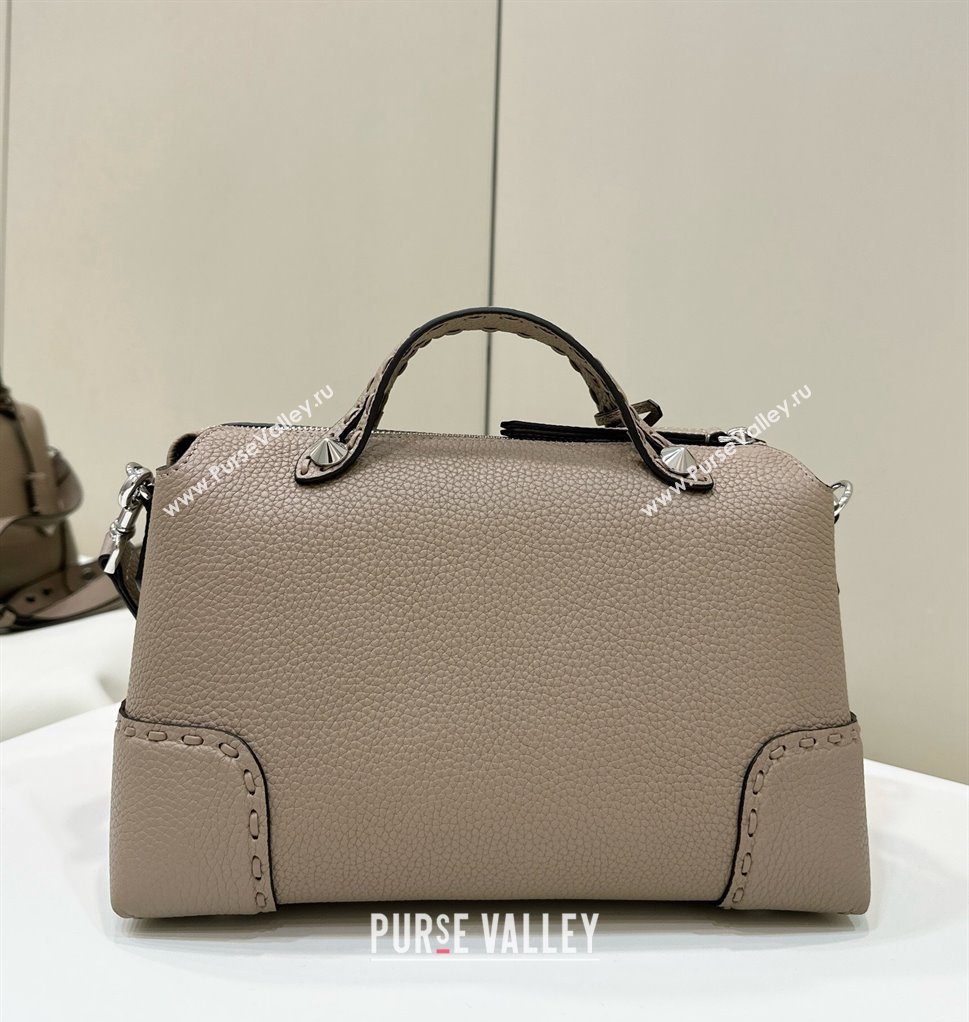 Fendi By The Way Medium Bag Dove gray Selleria with hand-sewn topstitches 2024 (chaoliu-24041055)