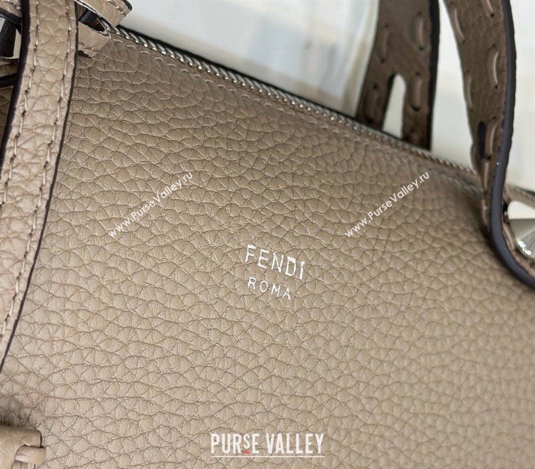 Fendi By The Way Medium Bag Dove gray Selleria with hand-sewn topstitches 2024 (chaoliu-24041055)