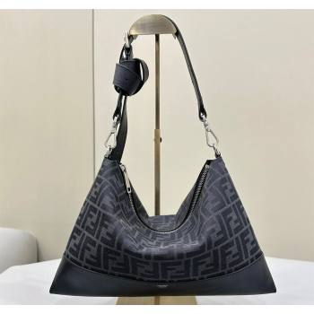 Fendi After crossbody bag Black FF fabric 2024 (chaoliu-24041046)