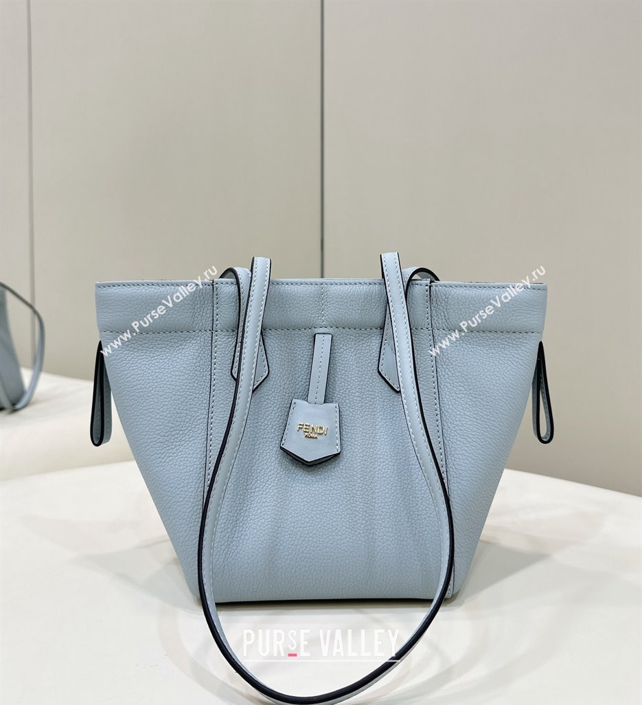 Fendi Origami Mini bag Light Blue leather that can be transformed 2024 (chaoliu-24040907)