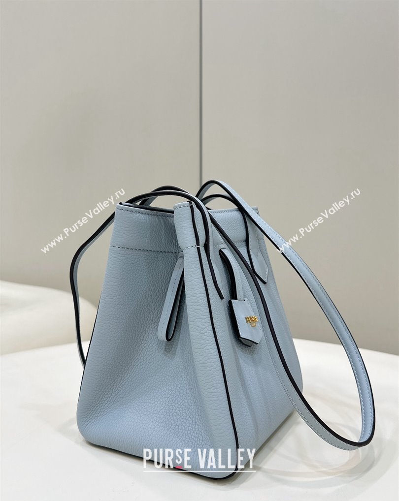 Fendi Origami Mini bag Light Blue leather that can be transformed 2024 (chaoliu-24040907)