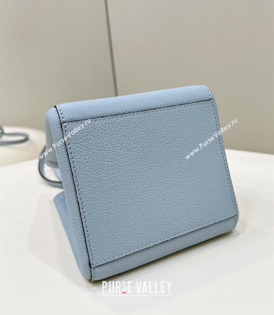 Fendi Origami Mini bag Light Blue leather that can be transformed 2024 (chaoliu-24040907)