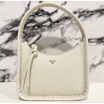 Fendi Mini Fendessence bag White Selleria with 264 hand-sewn topstitches 2024 (chaoliu-24041050)