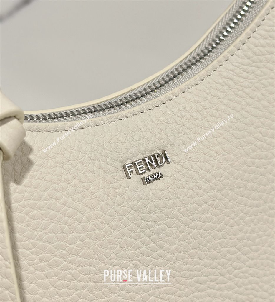 Fendi Mini Fendessence bag White Selleria with 264 hand-sewn topstitches 2024 (chaoliu-24041050)