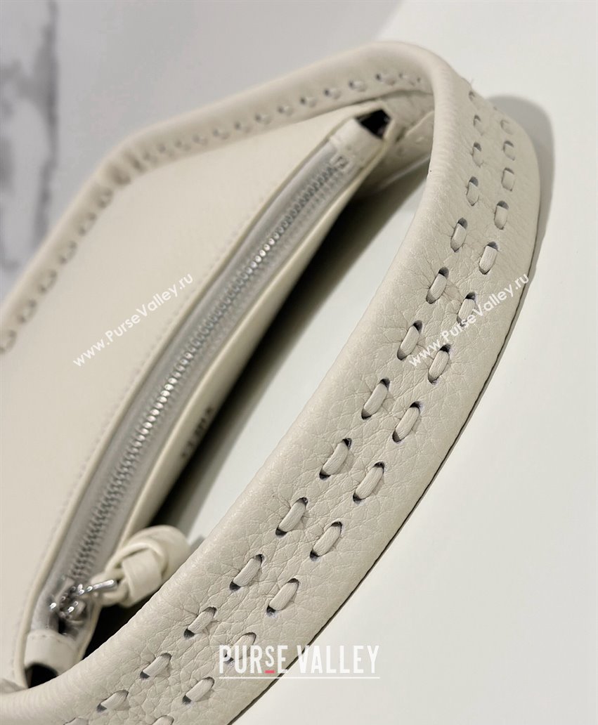 Fendi Mini Fendessence bag White Selleria with 264 hand-sewn topstitches 2024 (chaoliu-24041050)