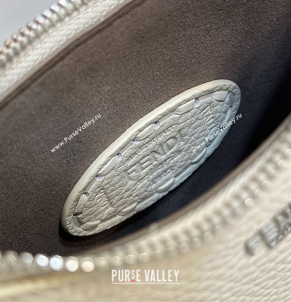 Fendi Mini Fendessence bag White Selleria with 264 hand-sewn topstitches 2024 (chaoliu-24041050)