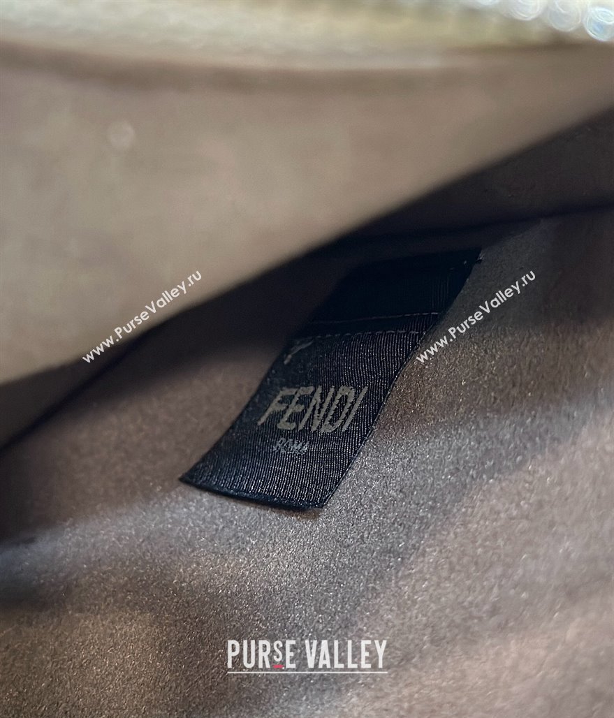 Fendi Mini Fendessence bag White Selleria with 264 hand-sewn topstitches 2024 (chaoliu-24041050)