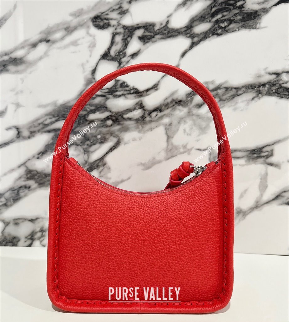 Fendi Mini Fendessence bag Red Selleria with 264 hand-sewn topstitches 2024 (chaoliu-24041051)