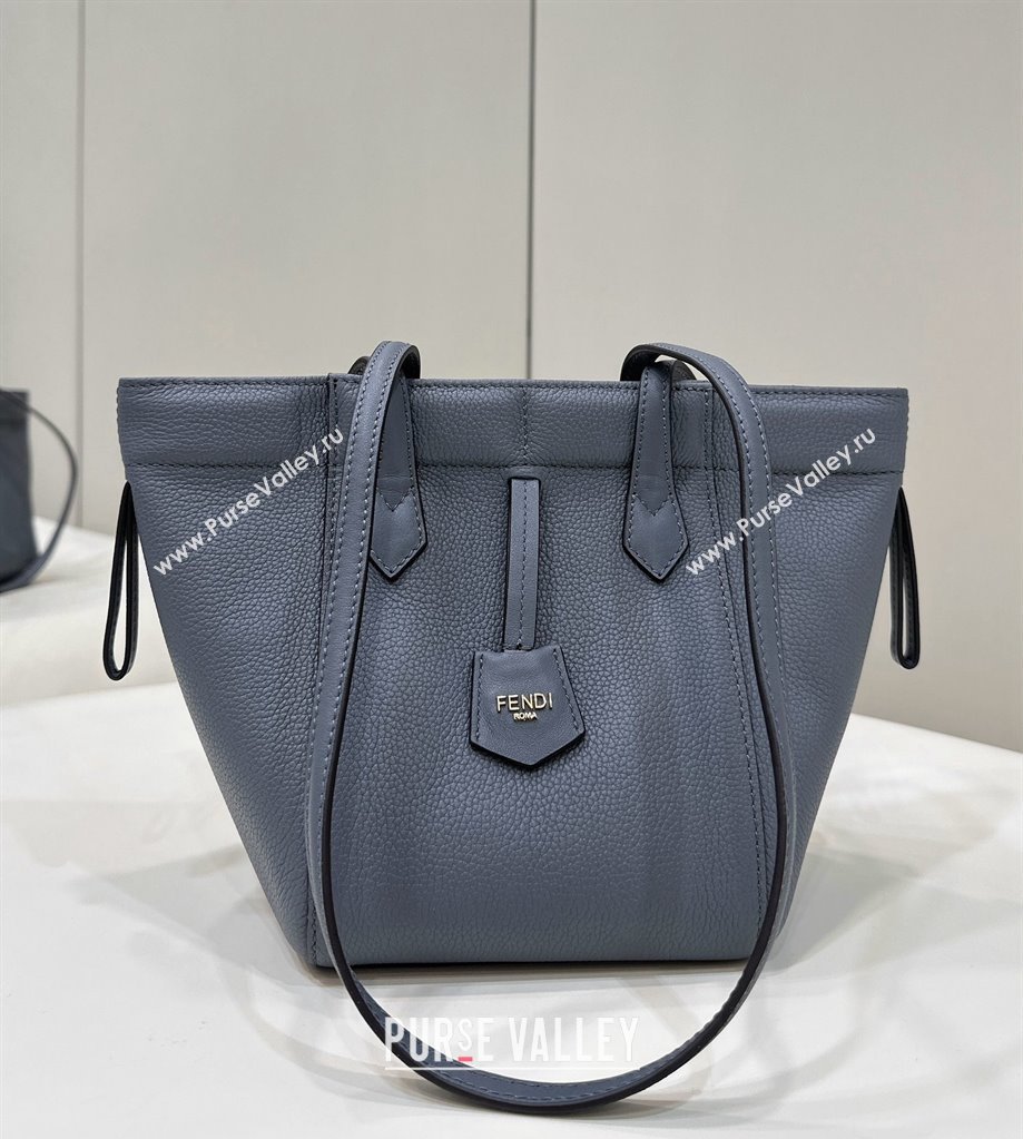 Fendi Origami Mini bag Gray leather that can be transformed 2024 (chaoliu-24040906)