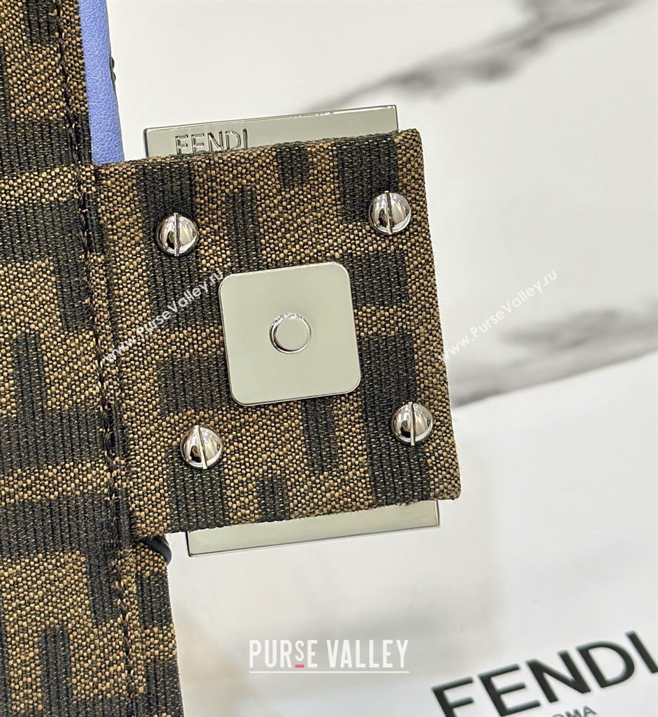 FENDI x FRGMT x POKÉMON Mini Baguette bag Brown FF fabric 2024 (chaoliu-24041045)