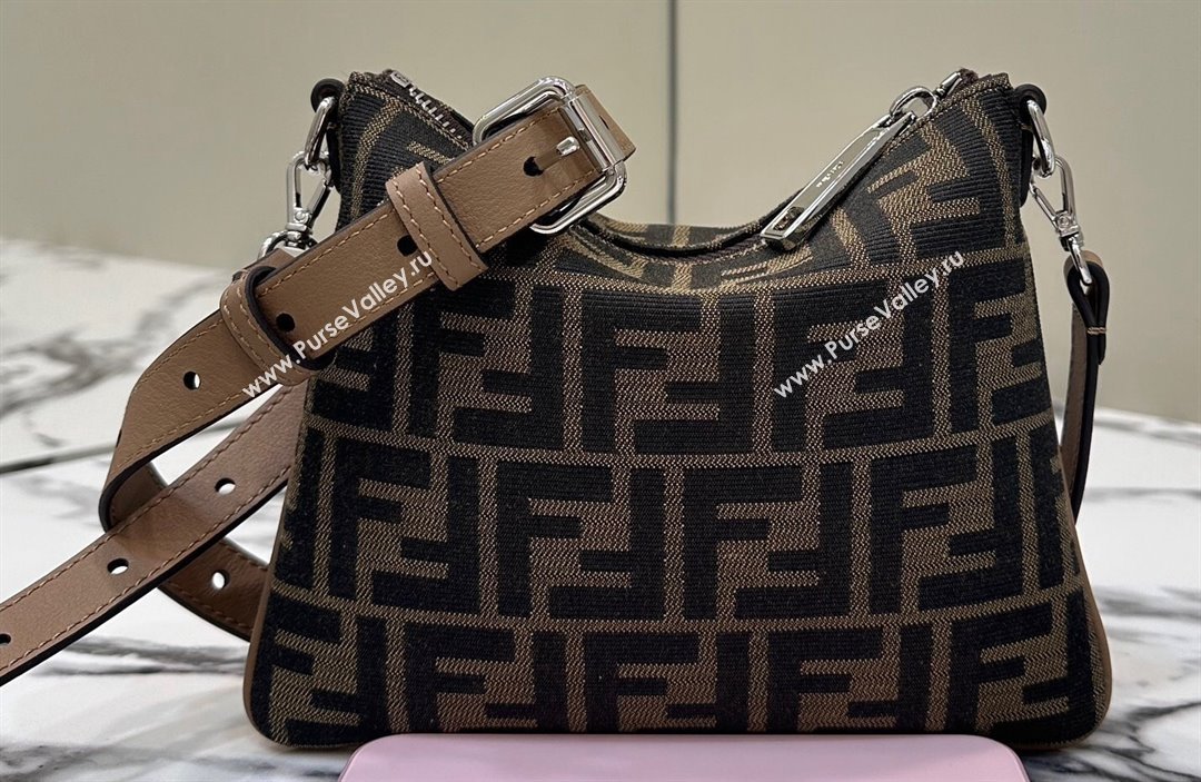 Fendi Mini After bag Brown FF fabric 2024 (chaoliu-24041048)