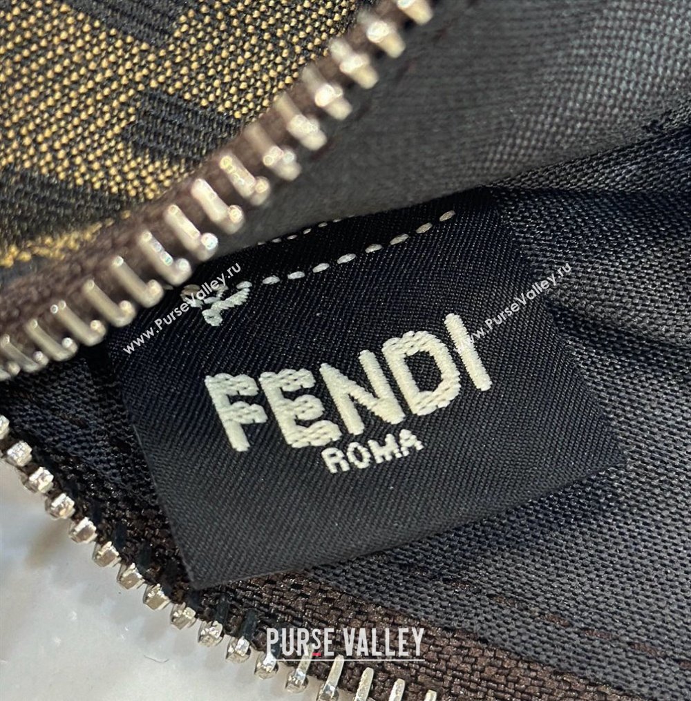 Fendi Mini After bag Brown FF fabric 2024 (chaoliu-24041048)