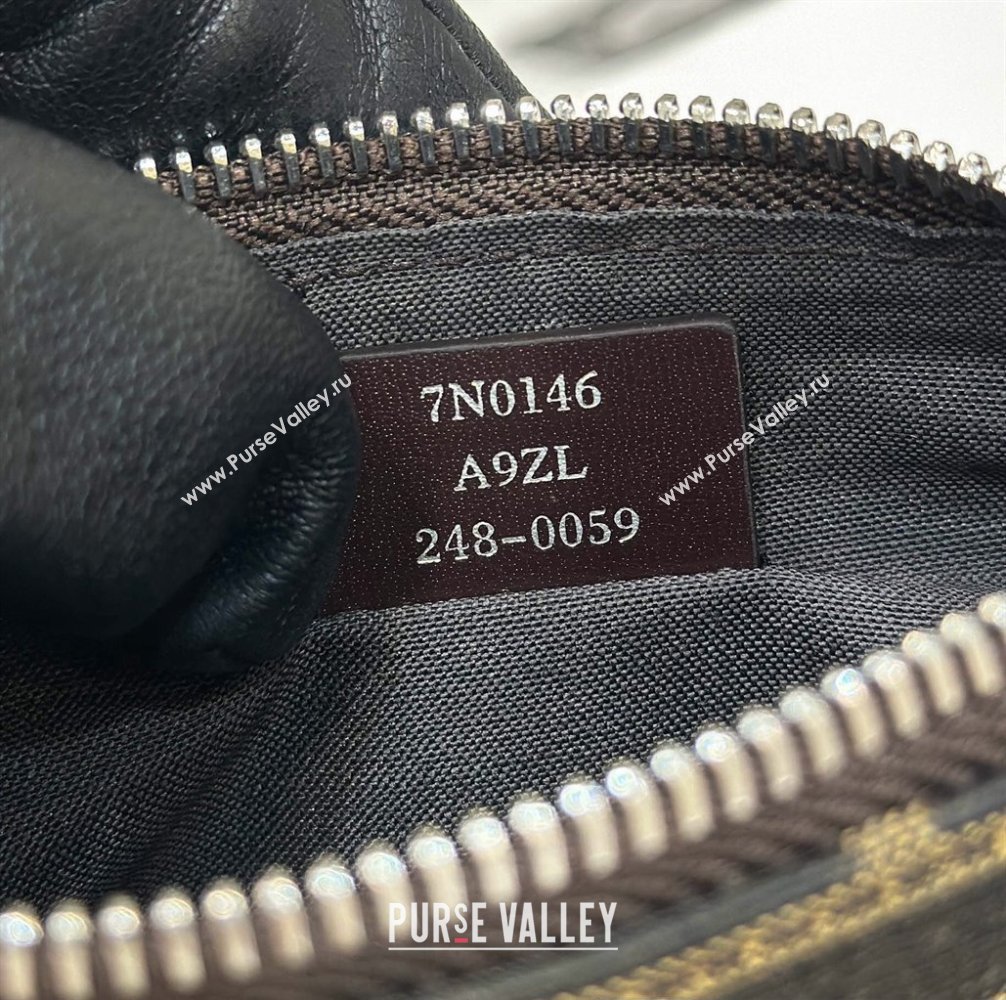 Fendi Mini After bag Brown FF fabric 2024 (chaoliu-24041048)