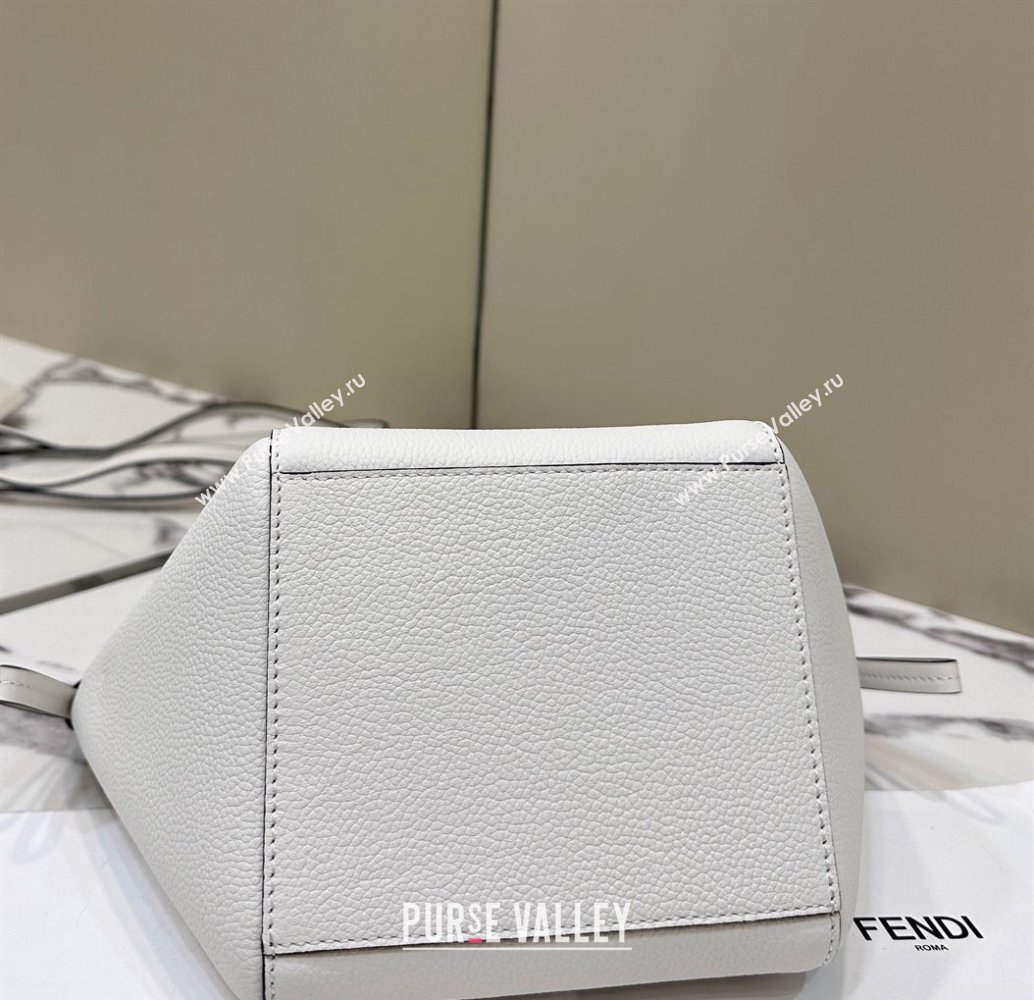 Fendi Origami Mini bag White leather that can be transformed 2024 (chaoliu-24040905)