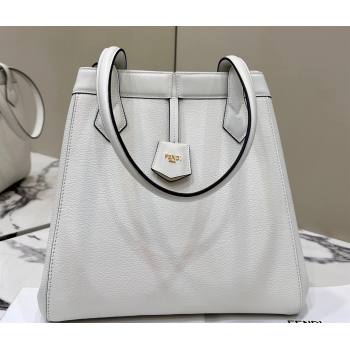 Fendi Origami Medium bag White leather that can be transformed 2024 (chaoliu-24040904)
