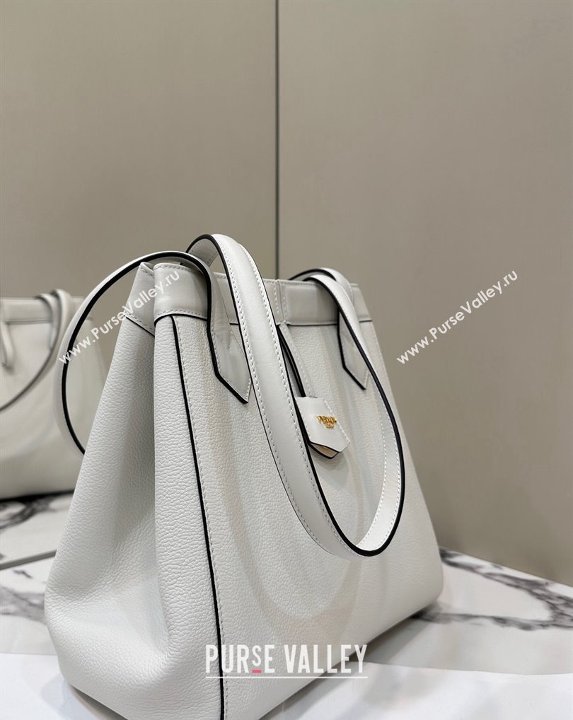 Fendi Origami Medium bag White leather that can be transformed 2024 (chaoliu-24040904)