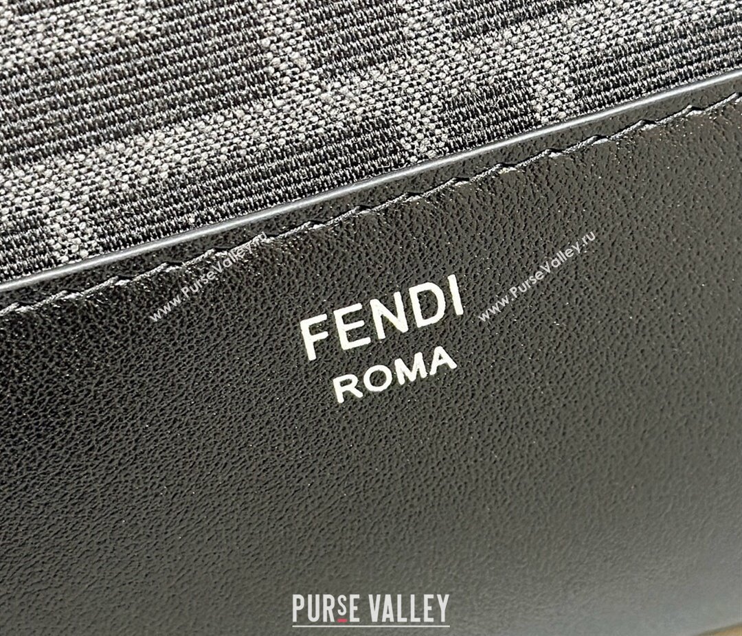 Fendi After crossbody bag Black FF fabric 2024 (chaoliu-24041046)