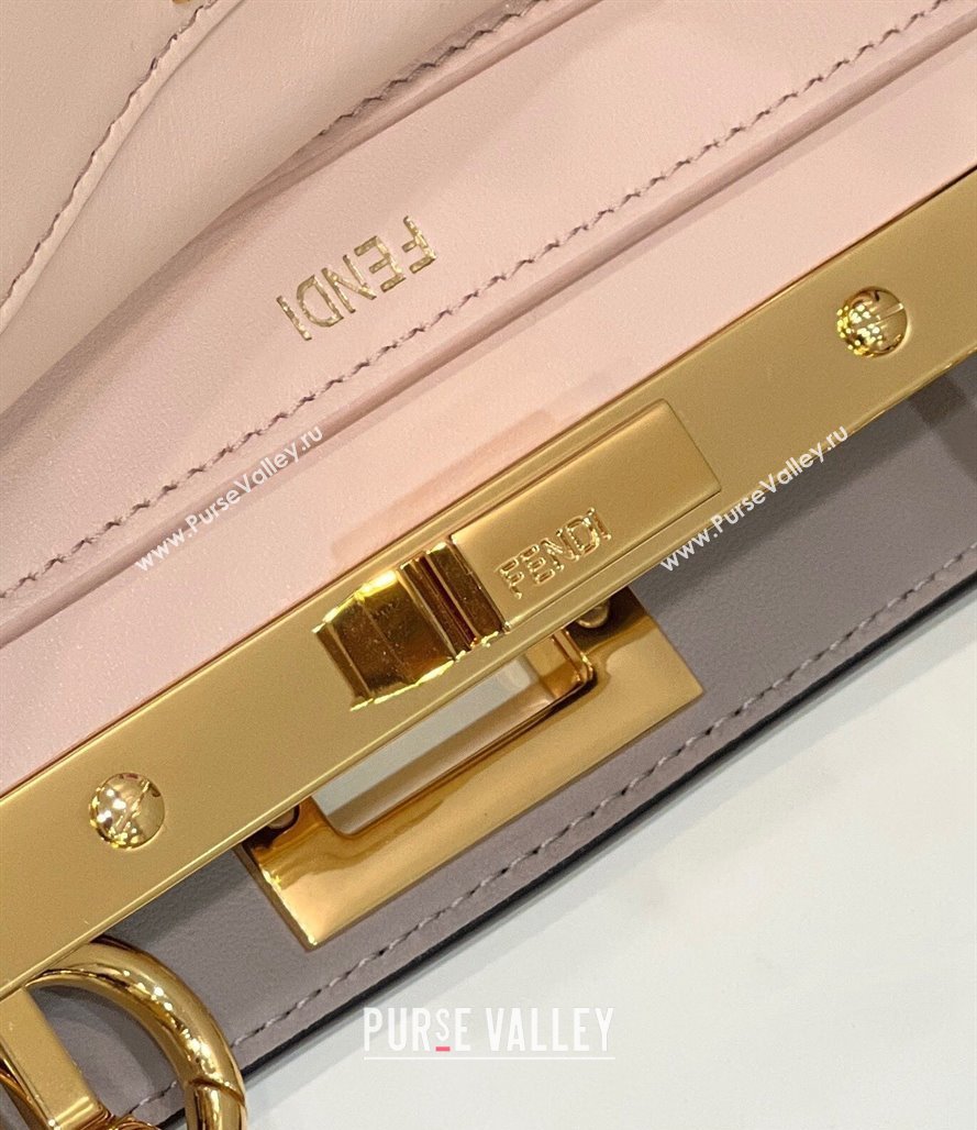 Fendi Peekaboo ISeeU Small Bag in nappa Leather Black 2024 (chaoliu-24040950)