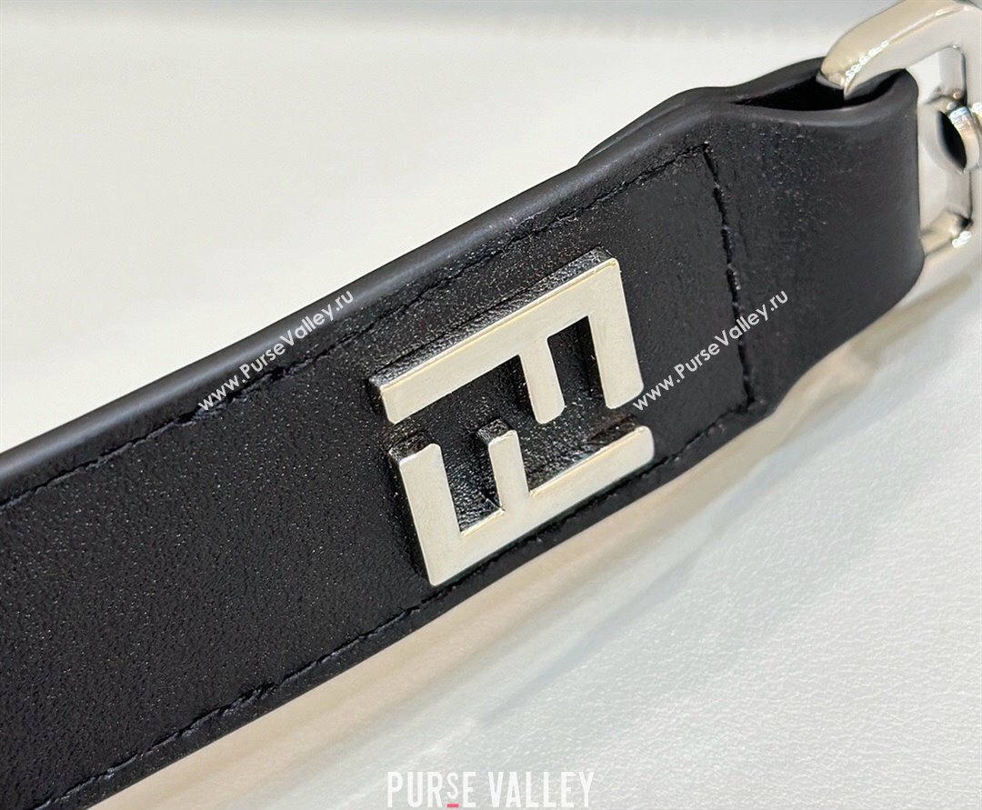 Fendi After crossbody bag Black FF fabric 2024 (chaoliu-24041046)