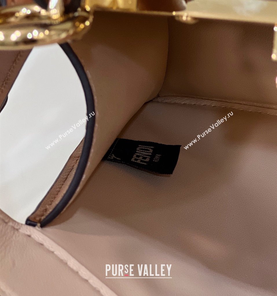 Fendi Peekaboo ISeeU Small Bag in nappa Leather Brown 2024 (chaoliu-24040951)