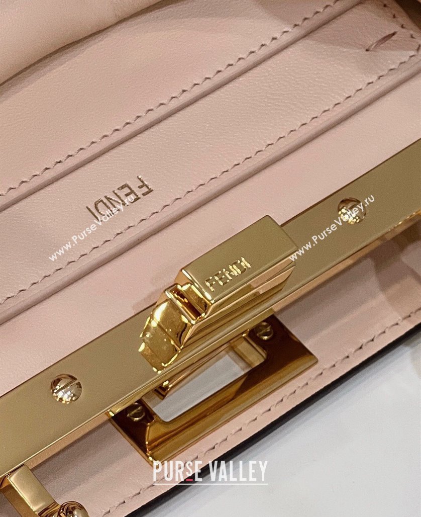 Fendi Peekaboo ISeeU Small Bag in nappa Leather Brown 2024 (chaoliu-24040951)