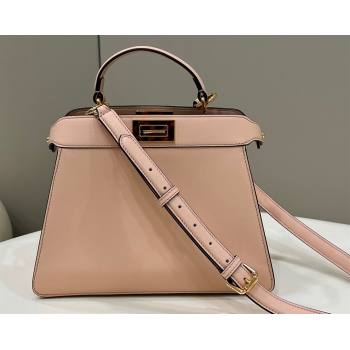 Fendi Peekaboo ISeeU Small Bag in nappa Leather Nude Pink 2024 (chaoliu-24040952)
