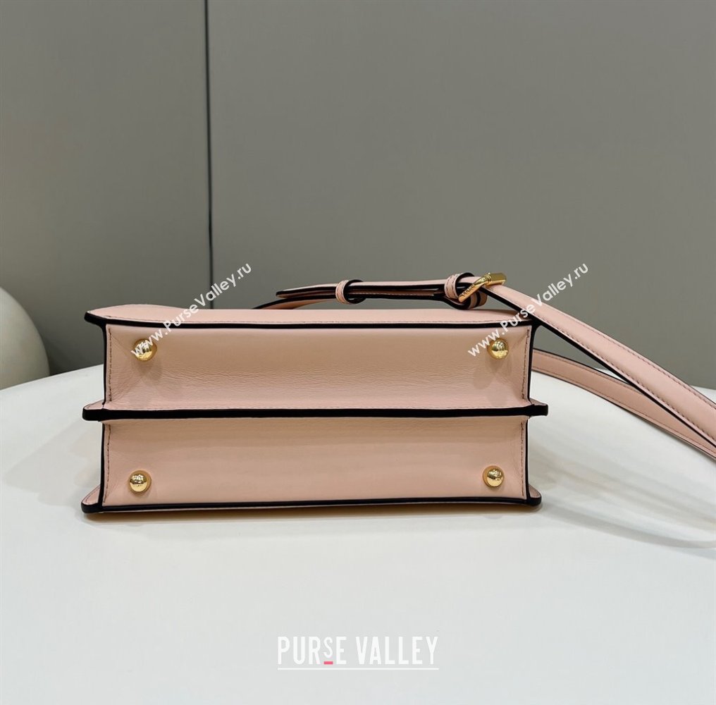 Fendi Peekaboo ISeeU Small Bag in nappa Leather Nude Pink 2024 (chaoliu-24040952)