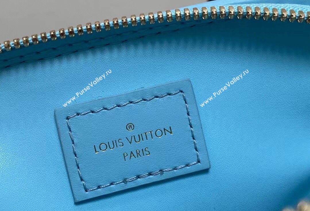 Louis Vuitton Lambskin Nano Alma Bag M83049 Lagoon Blue 2024 (kiki-24041113)