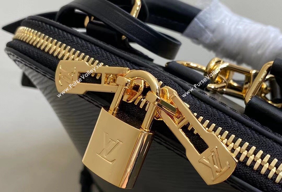 Louis Vuitton EPI Leather Alma backpack Bag M25103 Black 2024 (kiki-24041114)