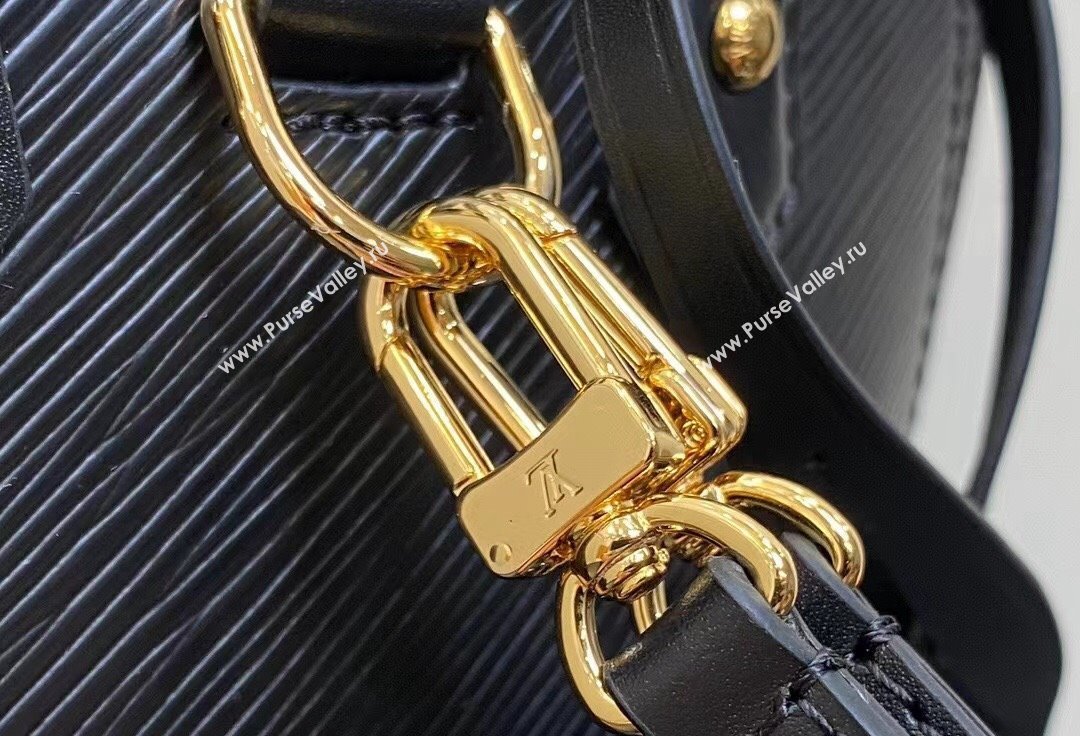 Louis Vuitton EPI Leather Alma backpack Bag M25103 Black 2024 (kiki-24041114)